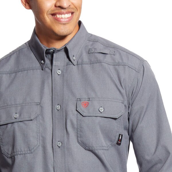 Ariat FR Featherlight Work Shirt in Gray